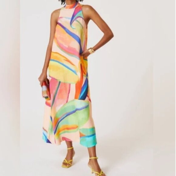 Farm Rio Halter Maxi Dress size XS - Picture 2 of 8